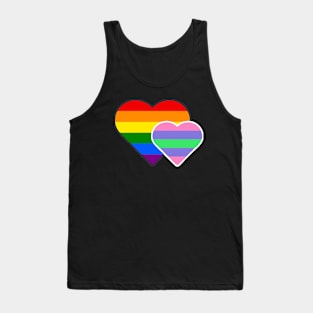 Trigender Double Heart Tank Top